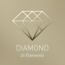 Diamond UI Elements. Projekt z dziedziny Tworzenie stron internetow, ch,  Manager art, st, czn, Projektowanie graficzne, Web design i UX / UI użytkownika ▼ Pat Ba ▼ - 10.03.2015