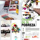 Exposición de carteles sobre las razones de la Pobreza. Un progetto di Design e Illustrazione tradizionale di Israel Bernardo Valdaliso - 13.03.2015