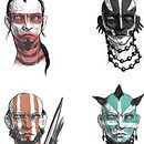Warrior concept. Un projet de Illustration traditionnelle de Cristian Kocak - 13.03.2015