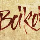 Boikot - Caligrafia con pincel. Un proyecto de Caligrafía de Julio Rodríguez - 07.01.2015