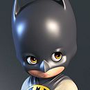 Little Batman. 3D, and Sculpture project by Luis Gomez-Guzman - 03.22.2015