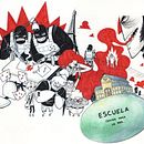 Escuela, Educar para la Paz.. Un projet de Illustration traditionnelle de Pol Cunyat Gas - 25.03.2015