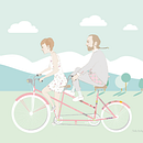 Invitación de Boda. Fine Arts, Design, and Traditional illustration project by Cecilia Sánchez - 04.06.2015