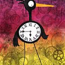 El pájaro del tiempo. Un proyecto de Ilustración tradicional de Sandrich - 13.04.2015