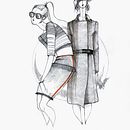 fashion illustration.  project by maria chiara costagliola - 04.21.2015