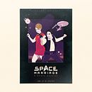 Space Marriage, una boda a warp 3. Un proyecto de Diseño gráfico, Ilustración tradicional y Packaging de Juanma Martínez - 30.04.2015