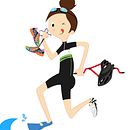 Triatleta. Un proyecto de Ilustración tradicional de Isabel Espert Suárez de Lezo - 26.04.2015