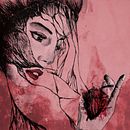 Que alguien se enamore de mi como mi muerte . Seni Rupa, Ilustrasi tradisional, Dan Lukisan proyek oleh Carmina Pascual - 05.06.2015