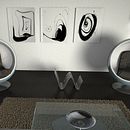 Parte superior de el salón. Un proyecto de 3D de Zaida Morales Perez - 10.05.2015