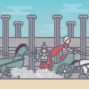 Veni Video Vici. Un projet de Animation, Br, ing et identité, Direction artistique, Design graphique, Illustration traditionnelle , et Motion design de Peter Cobo - 11.05.2015