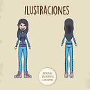 Ilustraciones - Vectores. Traditional illustration project by Ana Cristina Talexi Tina - 05.13.2015