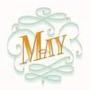 May. Calligraph, Graphic Design, T, and pograph project by Mercè Núñez Mayoral - 05.18.2015