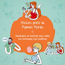 Emoticonos "La pandilla histriónica" para la empresa de mensajería instantanea LINE corporation. Comic project by Mamen Moreu Bibián - 05.25.2015