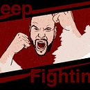 keep fihgting-fuck off Ein Projekt aus dem Bereich Grafikdesign und Traditionelle Illustration von julio alberto bragado gomez - 28.05.2015
