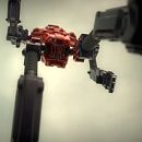Un robot y un alienigena conductor. Un proyecto de 3D, Diseño de personajes, Ilustración tradicional y Post-producción fotográfica		 de Studio Capicúa - 01.06.2015
