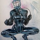 Pin up. Ilustração tradicional projeto de Arturo López - 02.06.2015