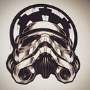 Stormtrooper - FAN ART. Un progetto di Cinema, video e TV, Design, Graphic design e Illustrazione tradizionale di Daniel Ochoa - 22.09.2015