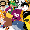 La vida. Colagem, Design de personagens e Ilustração tradicional projeto de Mauricio Galeana - 13.06.2015