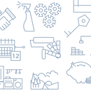 ICON SET. Un proyecto de Desarrollo Web, Dirección de arte, Diseño e Ilustración tradicional de disei - 18.06.2015
