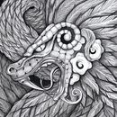 QUETZALCOATL. Un progetto di Belle arti, Illustrazione tradizionale e Pittura di Daniel Ochoa - 19.06.2015