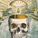 MOCUS. Cartel y camiseta.. Un proyecto de Collage, Diseño gráfico, Ilustración tradicional y Serigrafía de Raúl Álvarez - 21.06.2015