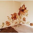 Pared pintada "flores" Ein Projekt aus dem Bereich Architektur, Innenarchitektur, Bildende Künste, Kreative Beratung, Design, Innendesign und Malerei von Oksana Senko - 23.06.2015