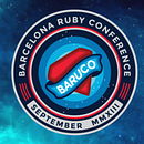 Barcelona Ruby Conference Space Edition. Un progetto di Animazione, Web development, Direzione artistica, Design, Graphic design, Web design, Eventi, Motion graphics, Multimedia, Musica, Postproduzione fotografica e Video di Roger Bacardit - 14.07.2015