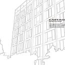 Fachada Cartagena 243-245 . % Dontai Rodriguez Malavé tarafından hazırlanan 3D, Ve Mimarlık projesi - 07.15.2015