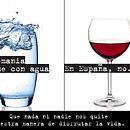 En Alemania se come con agua. En España, no.. Un projet de Cop, writing, Direction artistique, Design  , et Publicité de Gema Cruz - 30.04.2014