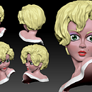 Mi Proyecto del curso Modelado de personajes en 3D. 3D, and Traditional illustration project by rodolfo hoyos - 07.27.2015