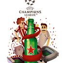Heineken Champions league 2013 - 2014. Un proyecto de Ilustración tradicional y Publicidad de diegohndz - 06.08.2015