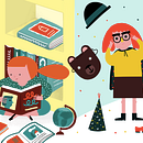Carteles para Aula - Santillana Educación. Un proyecto de Diseño gráfico e Ilustración tradicional de ana seixas - 06.01.2015