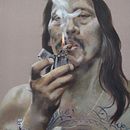 RETRATO ACRÍLICO (GRAN FORMATO). Projekt z dziedziny  Malarstwo użytkownika Natalia Navarro - 15.08.2015