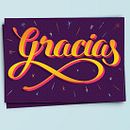 Gracias. Un proyecto de Diseño, Diseño gráfico y Serigrafía de BlueTypo - 08.10.2015