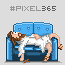 #pixel365. Een project van  Art direction,  Ontwerp, Ontwerp van personages y Traditionele illustratie van Iñaki Díaz - 31.12.2014