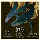 Cartel Sebright Arms: Deers(Hinds) + Pink Film + Wolf Solent . % Lois Brea Ares tarafından hazırlanan Grafik Tasarım projesi - 08.31.2015