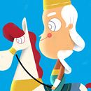 Funny King, Funny Horse. Un proyecto de Animación, Diseño de personajes e Ilustración tradicional de Hugo Herrera - 03.10.2015