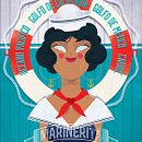 Marinerita Mexicana. Póster. Un proyecto de Dirección de arte e Ilustración tradicional de Hugo Herrera - 31.01.2015