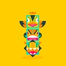 Tiki. Graphic Design, Traditional illustration, and UX / UI project by Eloy Aranda - 10.07.2015