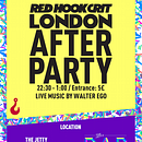 Red Hook Crit London No.1 - After Party Poster. Art Direction, Design, Graphic Design, T, and pograph project by Armand Paul Quiroz - 10.21.2015