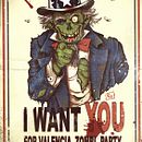 I want you for Valencia Zombi Party. Un projet de B, e dessinée et Illustration traditionnelle de Pau Margaix Aranda - 26.10.2015