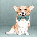 Corgi Dog. Un proyecto de Bellas Artes e Ilustración tradicional de Barruf Art - 18.08.2015
