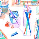 Bodegones. Un proyecto de Ilustración tradicional de Clara Sáez - 02.11.2015