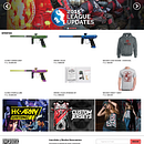 Maquetado de sitio web - Overdose Paintball Store. Design, and Web Design project by Agustín Mujica - 11.10.2015