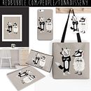 Il.lustracions per estampar a través de Redbubble. Un progetto di Design, Design di accessori e Illustrazione tradizionale di redfox - 18.11.2015