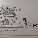Decoracion Mural Off Latina. Interior Design, Graphic Design, and Traditional illustration project by Aurora Rumí - 11.20.2015