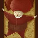 La Princesa tomando un descanso. Ilustração tradicional projeto de Alice Vettraino - 21.11.2015