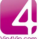 Logo Vip4Vip. Un proyecto de Br e ing e Identidad de Miriam Prieto González - 04.09.2014