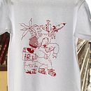 Camisetas serigrafiadas #RAP (por encargo). Traditional illustration, and Screen Printing project by Leandro Mosco - 11.25.2015