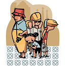 BCN tourists. Un projet de Illustration traditionnelle de Eduard Altarriba - 04.12.2015